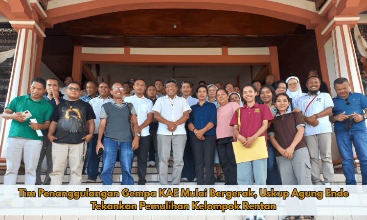Tim Penanggulangan Gempa KAE Mulai Bergerak, Uskup Agung Ende Tekankan Pemulihan Kelompok Rentan